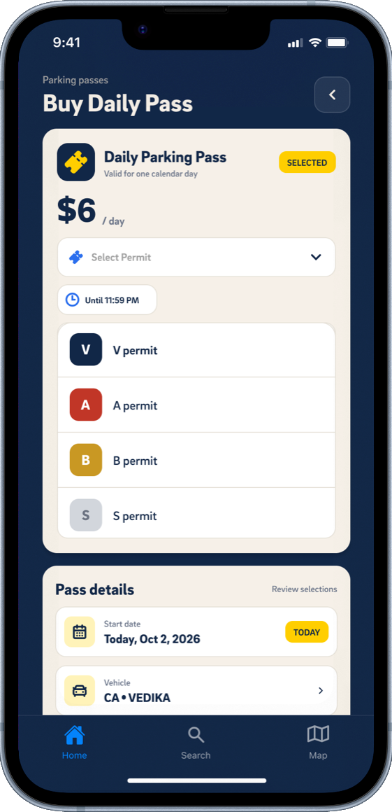 TritonPark: Select permit