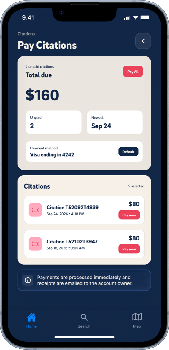 TritonPark: Pay selected citations